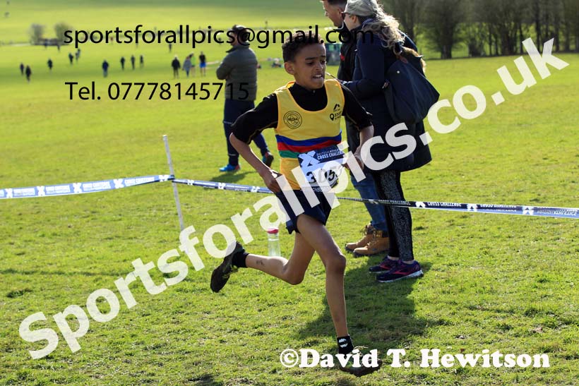 Boys Under-13s 2022 CAU Inter Counties Cross Country, Prestwold Hall, Loughborough.  Photo: David T. Hewitson/Sports for All Pics